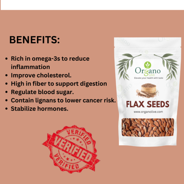 Flax Seeds Alsi Seeds Organic Pack Flexseed | Flaxseed - Image 2
