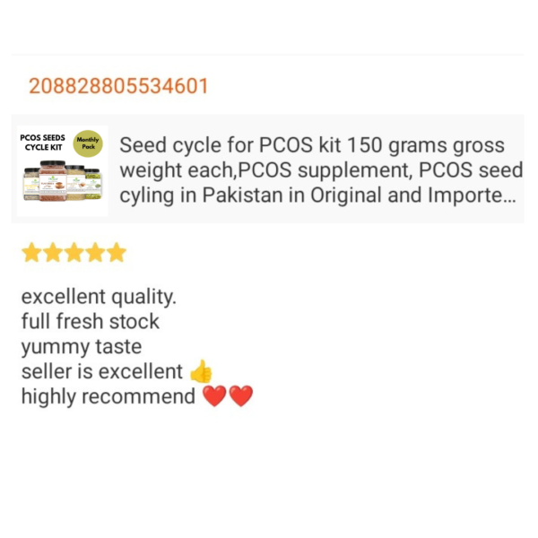 Seeds Cycle Kit for PCOS 150g gross - Image 5
