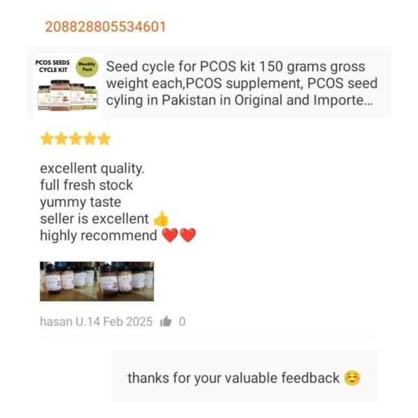Seeds Cycle Kit for PCOS 150g gross - Image 4